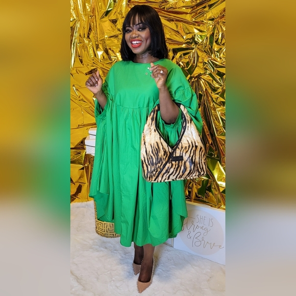 Free style Batwing Sleeves Cotton Dress. "PLEASE SPECIFY COLOR"  **SOLD OUT** - Picture 7 of 8